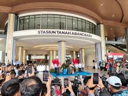 Presidem Prabowo Subianto Resmikan Stasiun Tanah Abang Baru di Jakarta Pusat